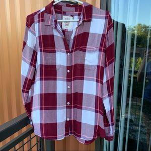 SO red and white flannel